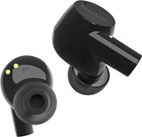 BELKIN TWS Earbuds IPX5,Up to 31 hrs. Playtime Wireless Charging Dual mic on Each Side Bluetooth Headset (Black, True Wireless)