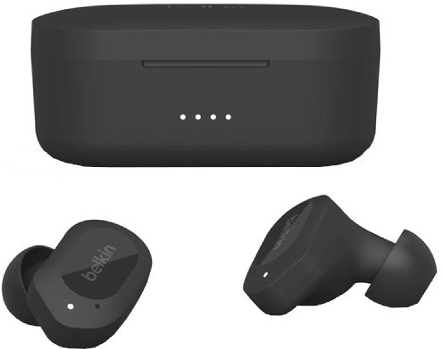 Front view of CarrotKart Belkin Soundform True Wireless Headphones Earphones Earbuds – India | CarrotKart