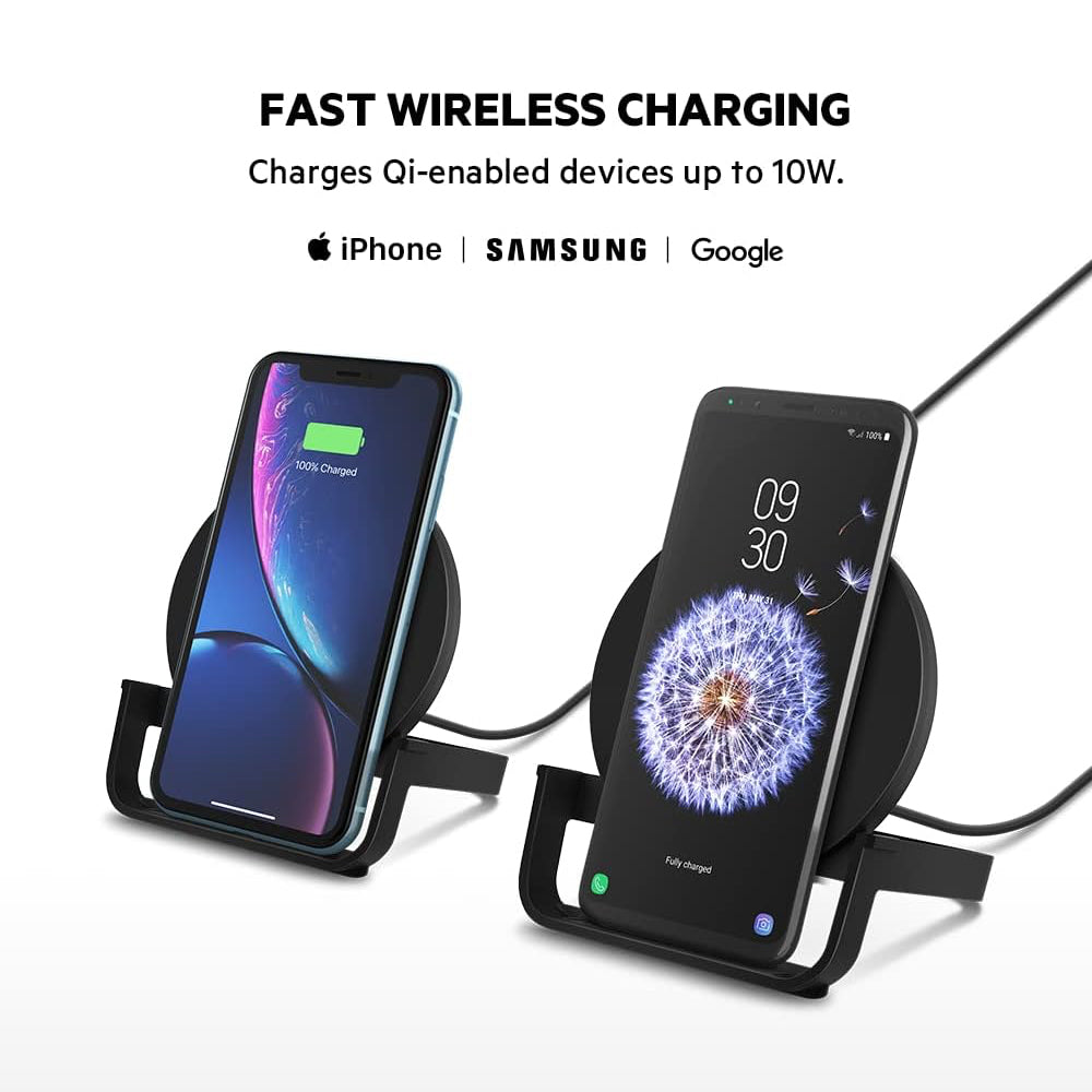 Front view of CarrotKart Belkin Quick Charge 10W Wireless Charger Charger – India | CarrotKart