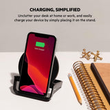 Side angle of CarrotKart Belkin Quick Charge 10W Wireless Charger Charger – India | CarrotKart