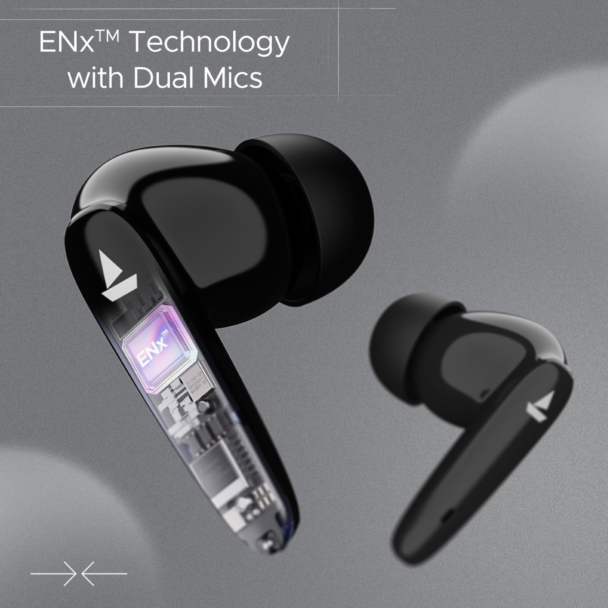 boAt Airdopes 161 Pro Buds Wireless Earbuds with 50 Hours Playback, Dual Pairing, Dual Mics with ENx™ Technology