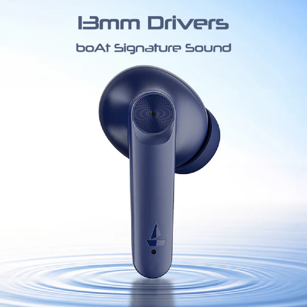 boAt Airdopes 200 Plus Wireless Earbuds with 100 Hours Large Playback, BEAST™ Mode, ENx™ Technology, IPX5 Resistance