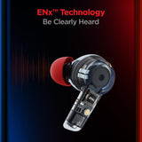 boAt 2025 Launch Rockerz 411, 40Ms Low Latency, 40Hrs Battery, 40Mm Drivers, ENx Tech, Stream Ad Free Music via App Support, Bluetooth Headphones, Wireless Over Ear Headphone with Mic (Active Black)