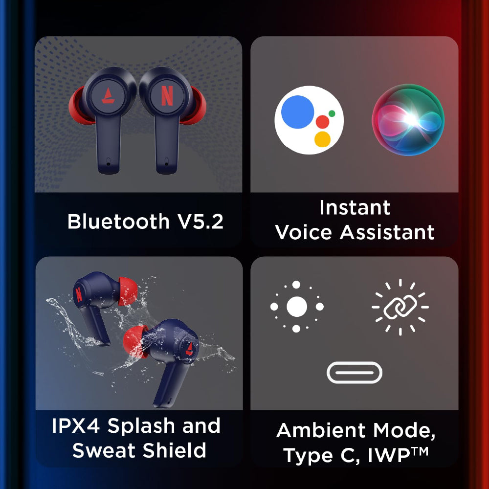 boAt 2025 Launch Rockerz 411, 40Ms Low Latency, 40Hrs Battery, 40Mm Drivers, ENx Tech, Stream Ad Free Music via App Support, Bluetooth Headphones, Wireless Over Ear Headphone with Mic (Active Black)