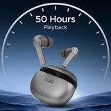 boAt Airdopes Supreme Wireless Earbuds with 50 Hours Playback, AI ENx™ with Wind Noise Reduction, Cinematic Spatial Audio