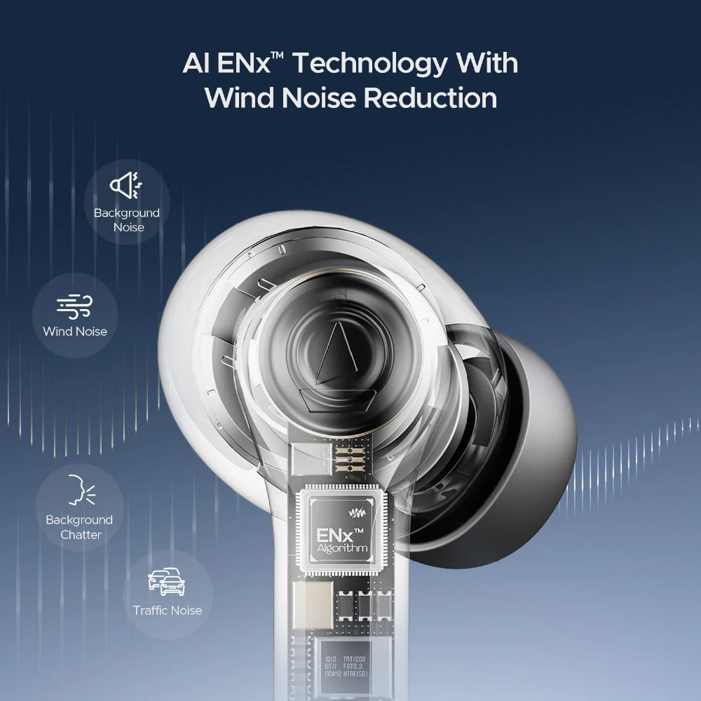 boAt Airdopes Supreme Wireless Earbuds with 50 Hours Playback, AI ENx™ with Wind Noise Reduction, Cinematic Spatial Audio