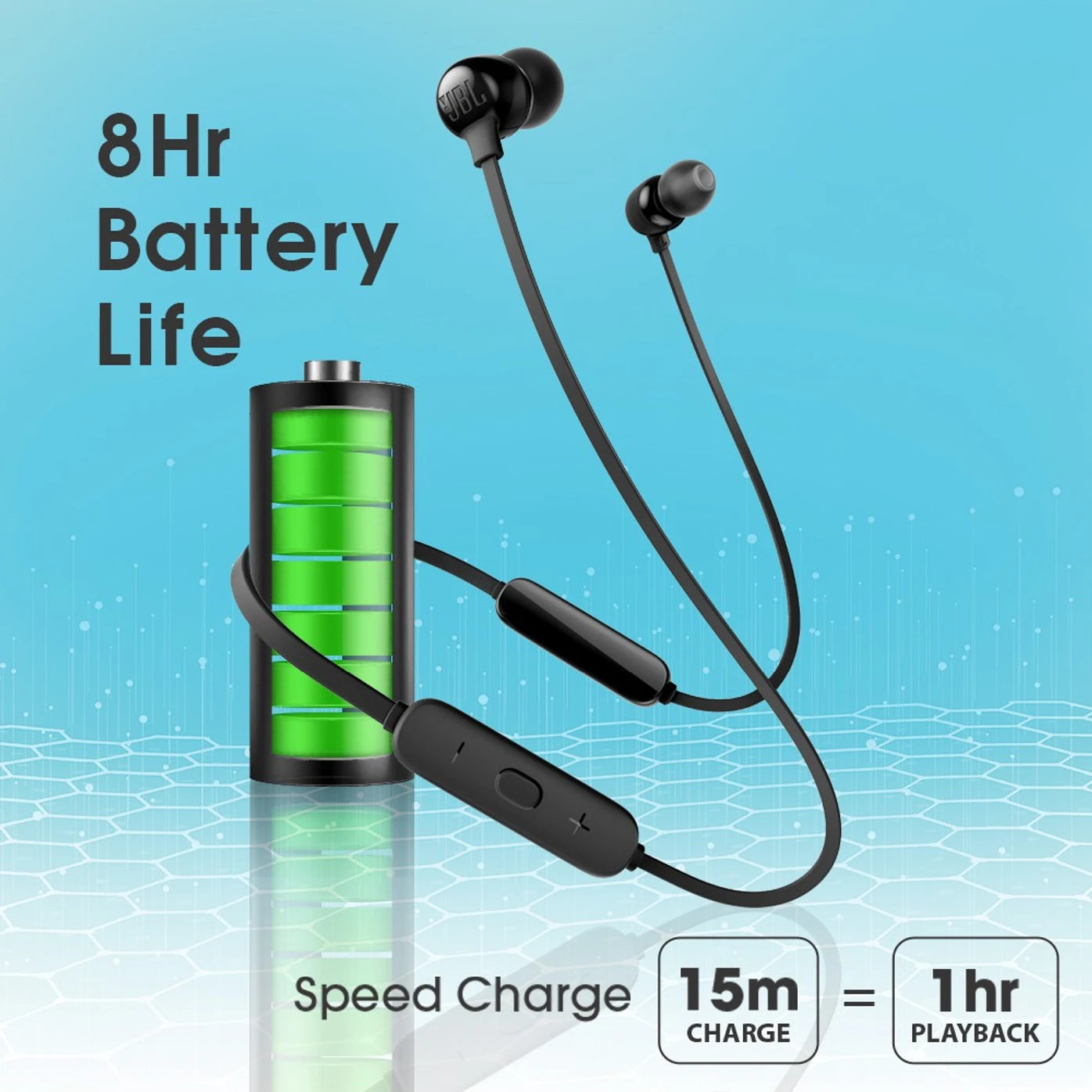 JBL Tune 115BT Wireless Neckband Earphones