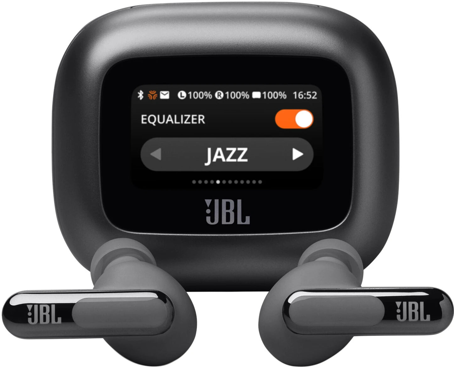 JBL Live Beam 3, Hi-Res LDAC Audio ANC TWS, SmartCase,48H Runtime, Wireless Charging Bluetooth Headset (Black, True Wireless)