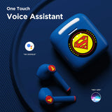Side angle of CarrotKart Airdopes 131 DC Superman Edition Earbuds – India | CarrotKart