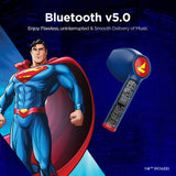 Back view of CarrotKart Airdopes 131 DC Superman Edition Earbuds – India | CarrotKart