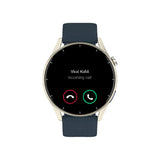 Noise Crew 1.38 Round Display with Bluetooth Calling, Metallic finish, IP68 Rating Smartwatch (Rose Pink Strap, Regular)