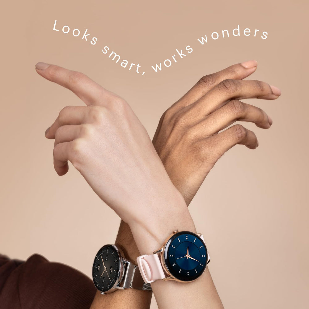 Noise Twist Go Round dial Smartwatch with BT Calling, 1.39" Display, Metal Build, 100+ Watch Faces, IP68, Sleep Tracking, 100+ Sports Modes, 24/7 Heart Rate Monitoring (Jet Black)