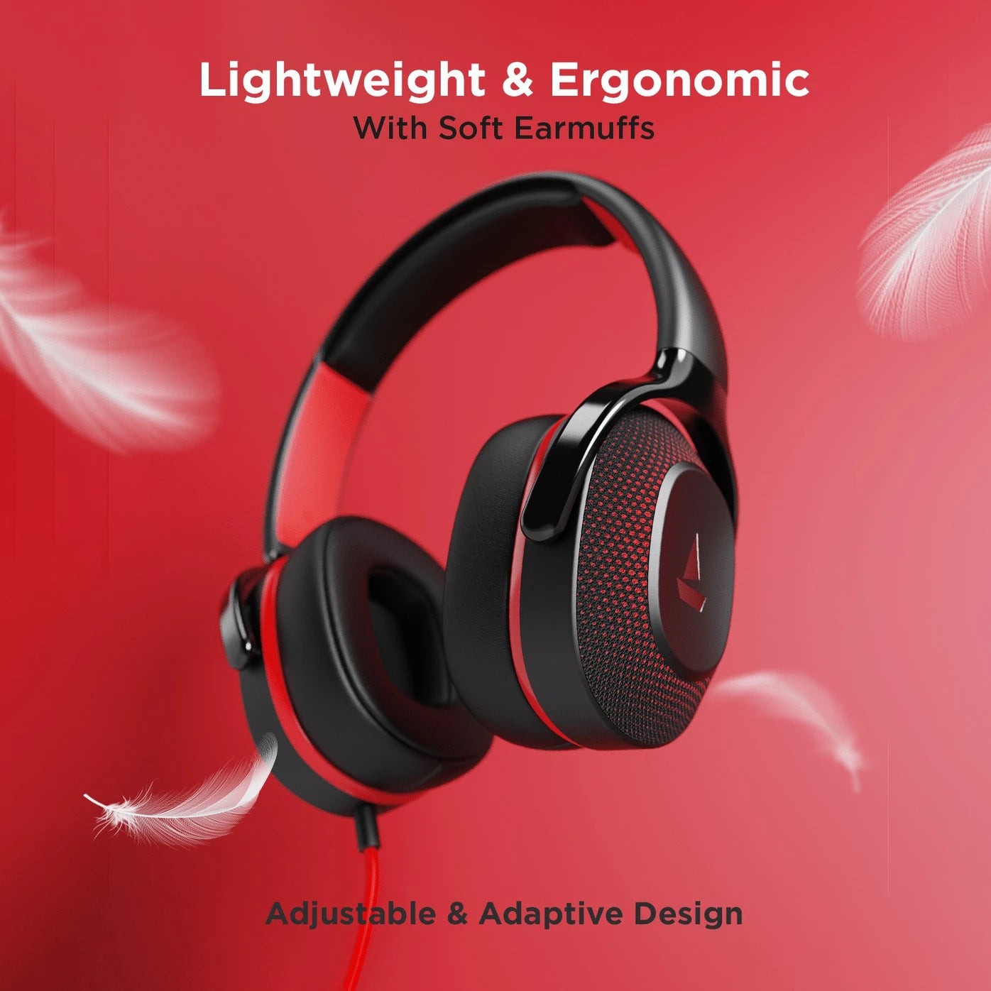 boAt Bassheads 950v2 Wired Headset (Raging Black, On the Ear)