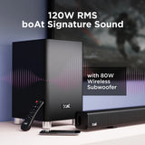 boAt Aavante Bar 1750 120W Soundbar 2.1 Channel Wireless Sub