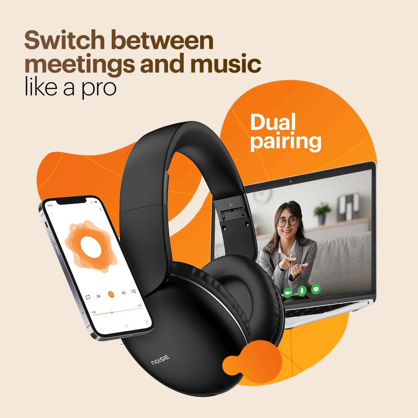Noise Two Wireless Bluetooth Headphones