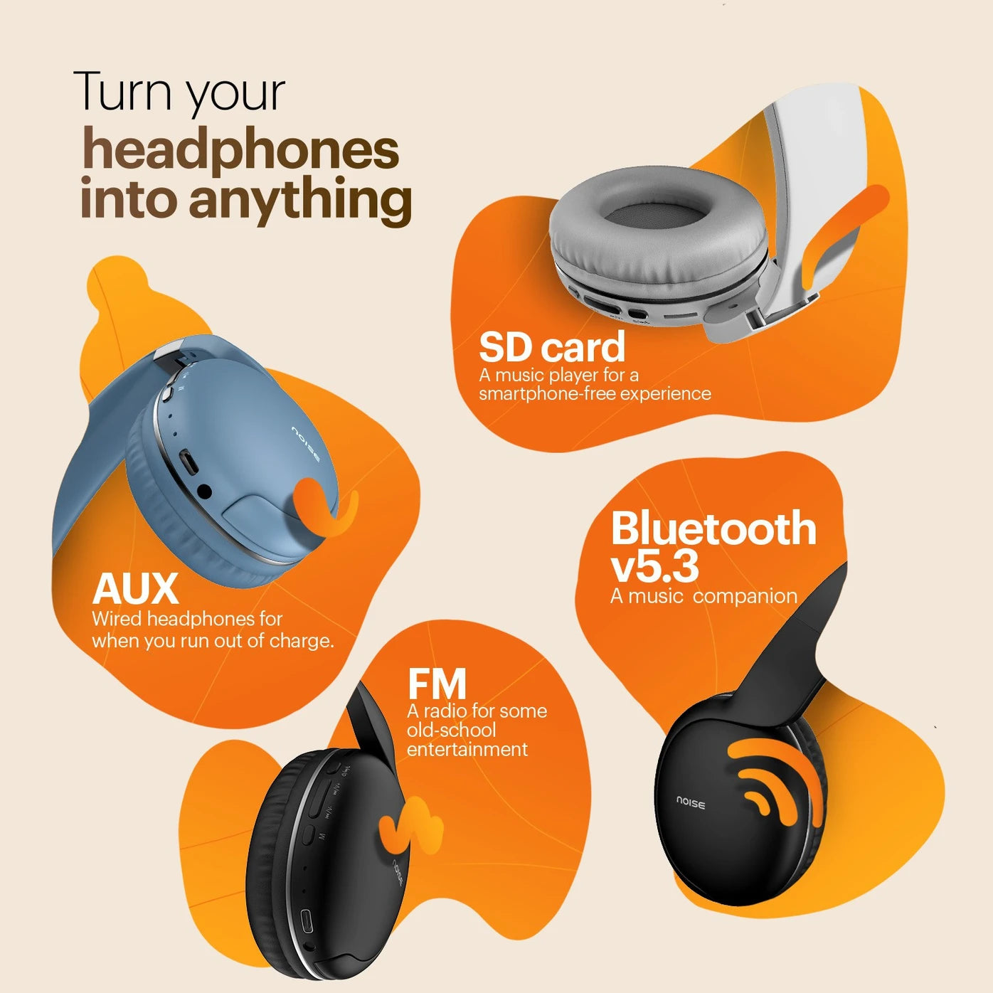 Noise Two Wireless Bluetooth Headphones