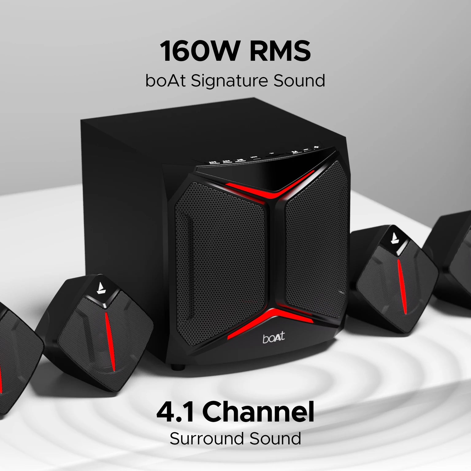 boAt Blitz 2000 PRO 80W Multimedia Speaker 4.1 Channel RGB
