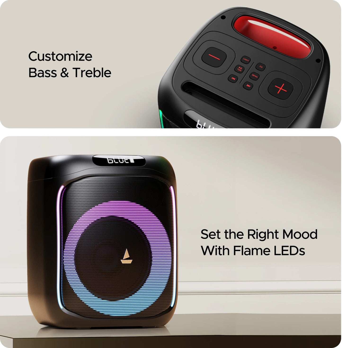 boAt PartyPal 185 180W Party Speaker with Mic and RGB