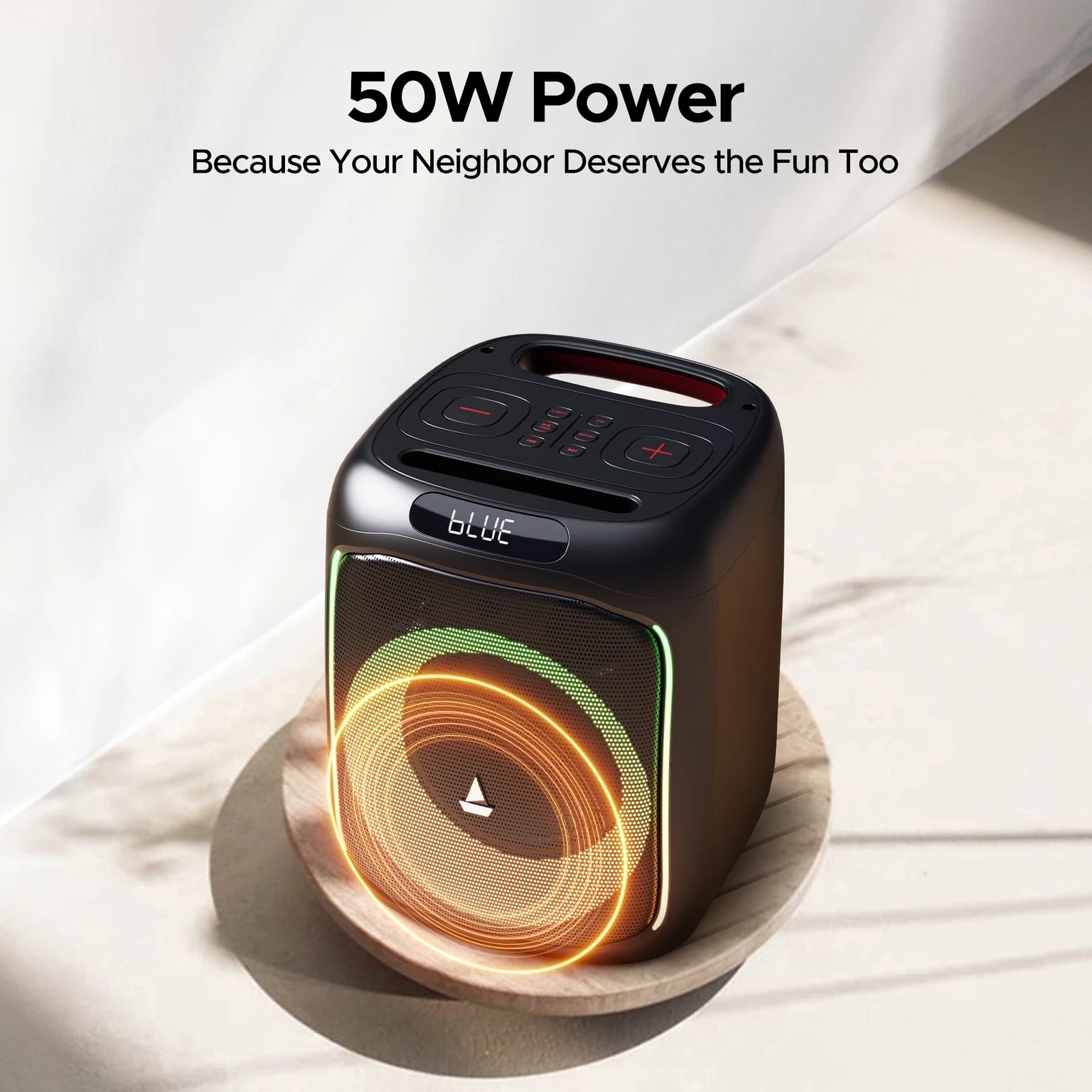 boAt PartyPal 185 180W Party Speaker with Mic and RGB