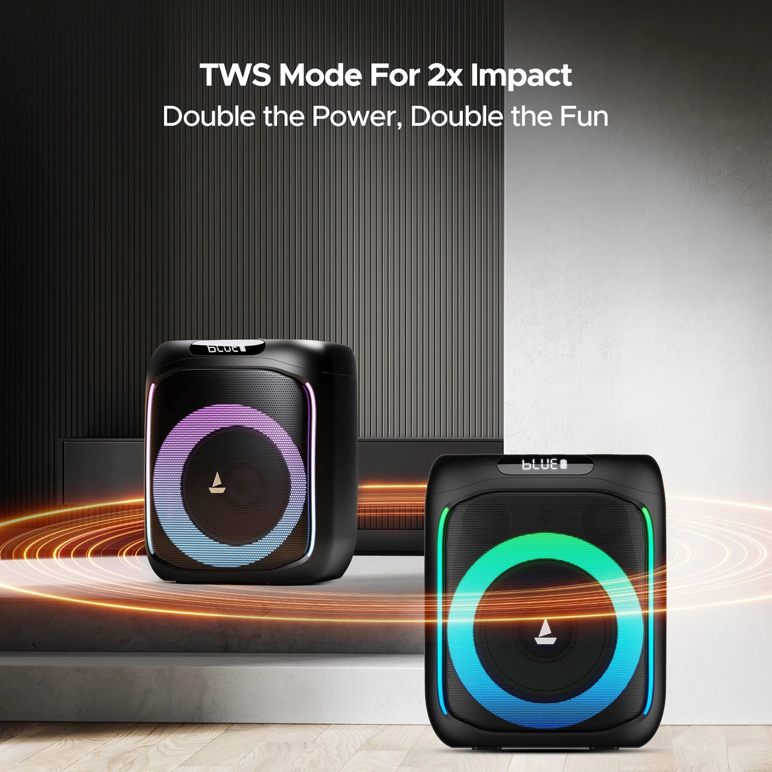 boAt PartyPal 185 180W Party Speaker with Mic and RGB