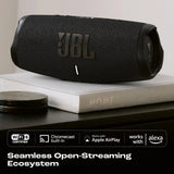 JBL Charge 5 Wifi, 20H Playtime, Deep Bass, Built-in Powerbank, IP67 Water/Dustproof 40 W Bluetooth Speaker (Black, Stereo Channel) - CarrotKart | India's first Open Box ecommerce platform