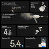 OnePlus Buds Pro 3 True Wireless Earbuds Dual DAC ANC
