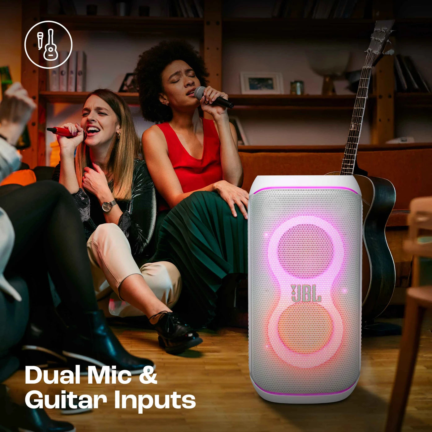 JBL Partybox 120, AI Sound Boost, Futuristic Light Show, Upto 12Hrs Playtime 160 W Bluetooth Party Speaker (White, Mono Channel) - CarrotKart | India's first Open Box ecommerce platform