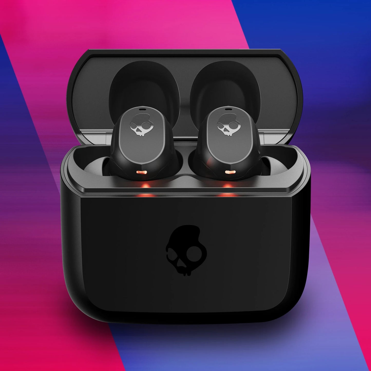 Skullcandy Mod TWS Dual-device pairing,Stay-Aware Mode,34Hr Playtime,Customize with App Bluetooth Headset (Light Gray Blue, In the Ear, True Wireless)