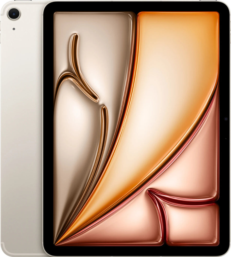 Smartphone with a reflective, multicolored design on the back