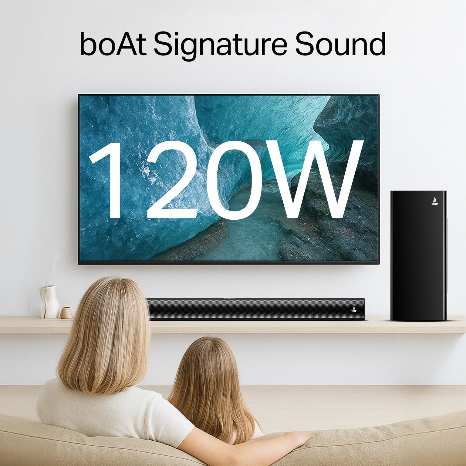 boAt Aavante Bar Quake Pro 120W Soundbar 2.1 Channel Wireless