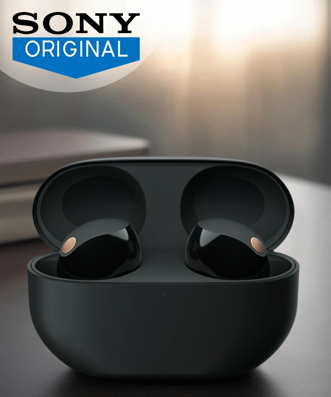 Sony WF1000XM5/BZIN Bluetooth Headset (Black, True Wireless)