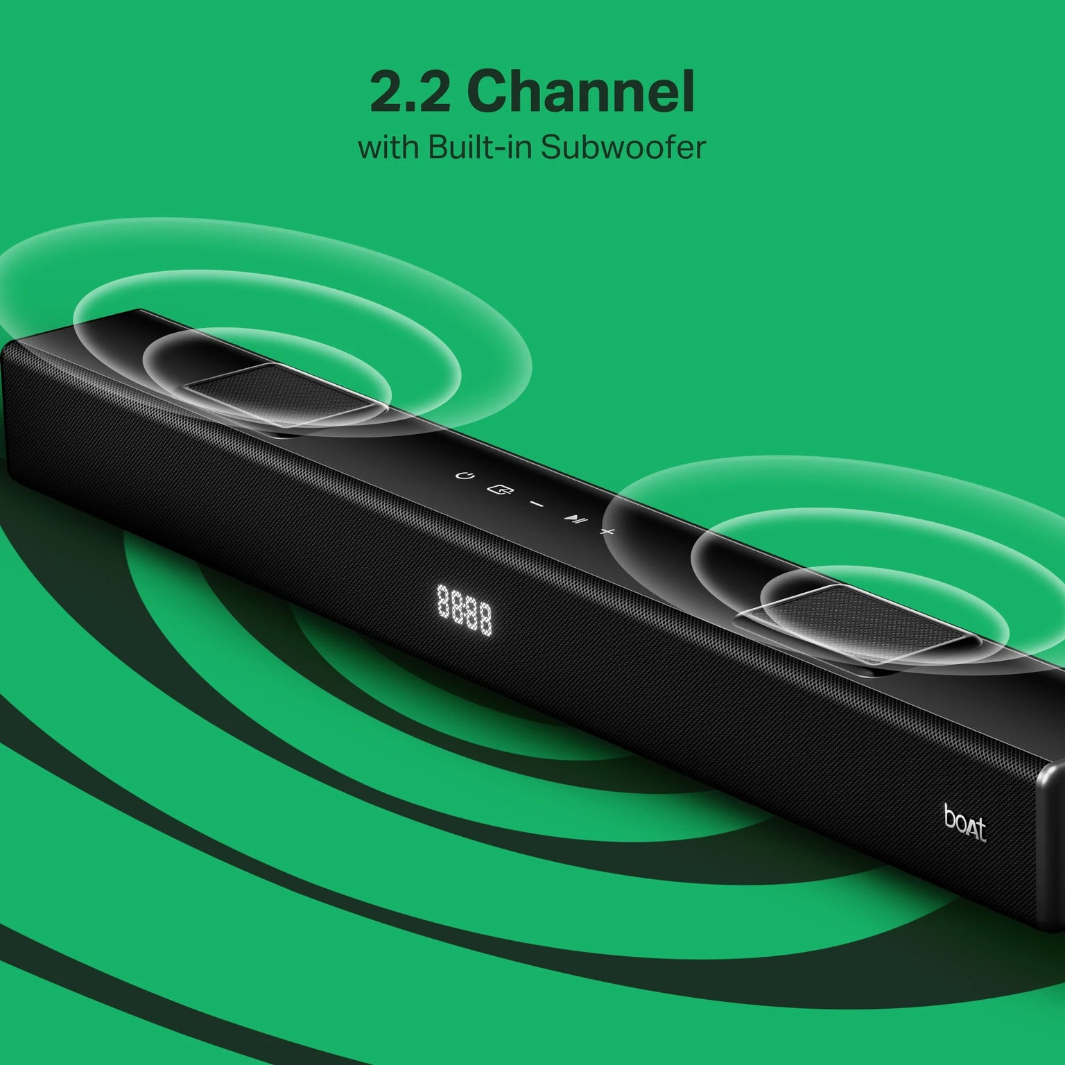 boAt Aavante Bar Raga 100W Soundbar 2.1 Channel