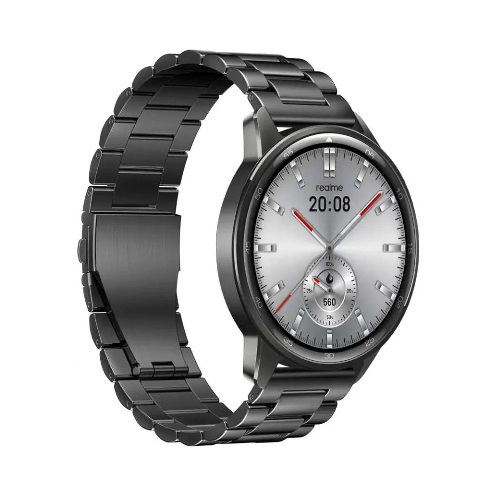 Realme Watch S2, 1.43" AMOLED Display, Super AI Engine & Upto 20 Days Battery Smartwatch (Grey Strap, One Size)