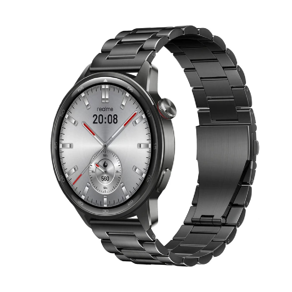 Realme Watch S2, 1.43" AMOLED Display, Super AI Engine & Upto 20 Days Battery Smartwatch (Grey Strap, One Size)