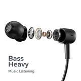 Redmi SonicBass Wireless In Ear Earphones with Mic Noise Cancellation, IPX4 Splash & Sweat Proof, Multi-Point Dual Pairing, Light-Weight Neckband, Bluetooth 5.0 & Up to 12 hrs of Playback Time (Black)