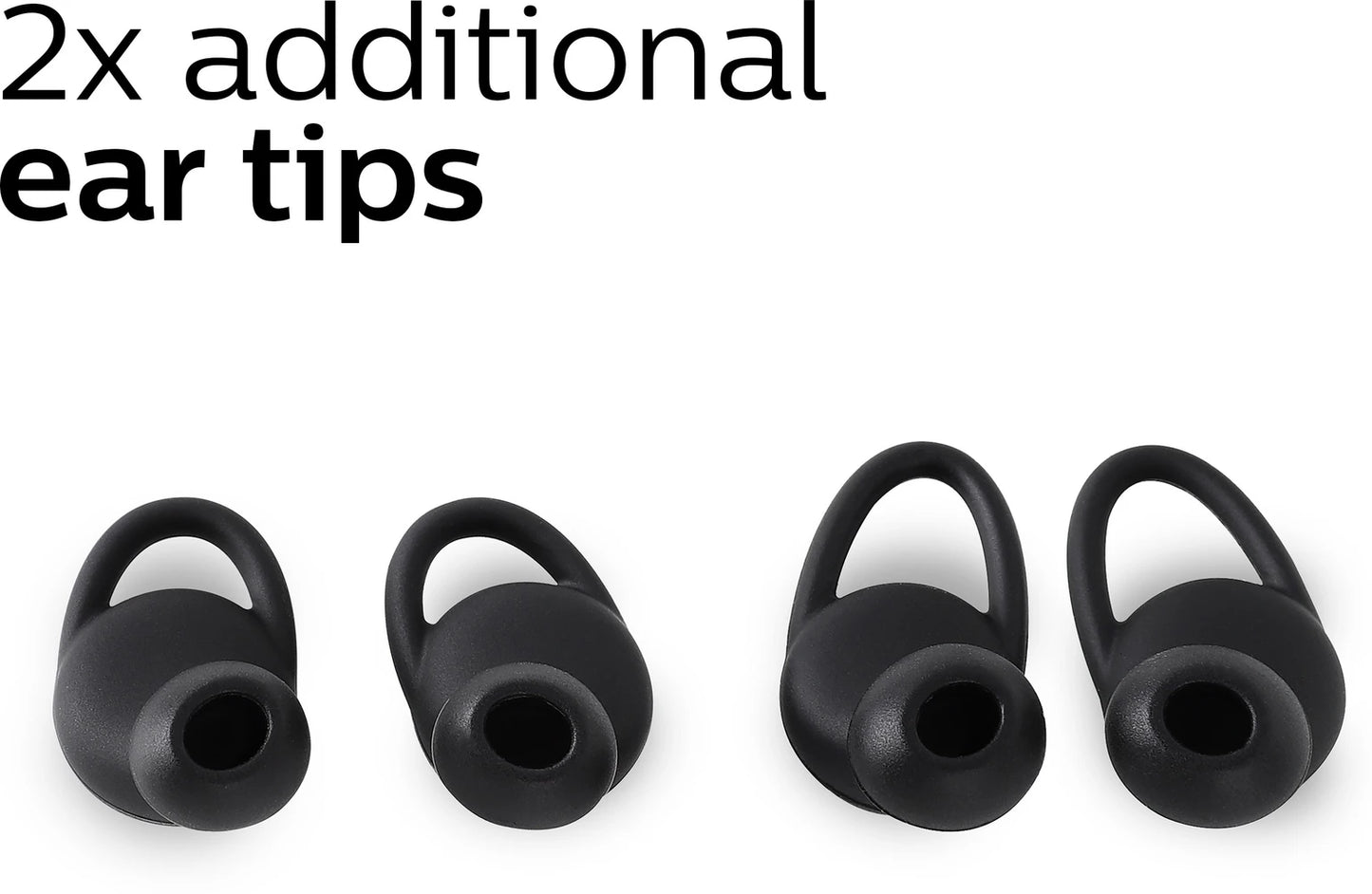 PHILIPS TAT4205 (TWS) True Wireless Earbuds with IPX5 water-proof, Touch control Bluetooth Headset (Black, True Wireless)