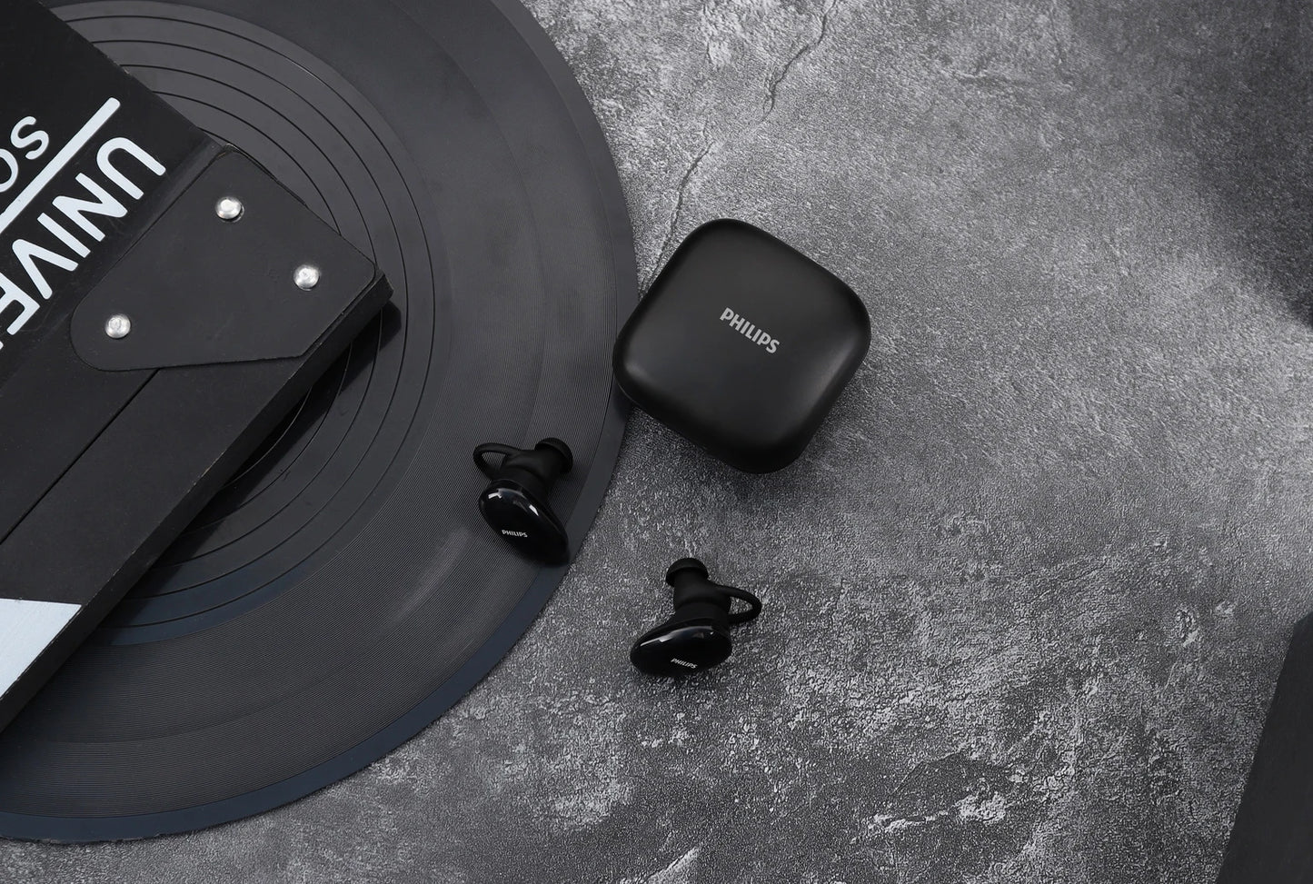 PHILIPS TAT4205 (TWS) True Wireless Earbuds with IPX5 water-proof, Touch control Bluetooth Headset (Black, True Wireless)