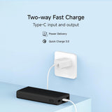Xiaomi Power Bank 4i 20000mAh 33W Super Fast Charging PD |Smart 12 Layer Protection|Type C Input & Output|Triple Output Ports|Supports Android,Apple, Tablets, Earbuds,Watch(MI Powerbank),Black